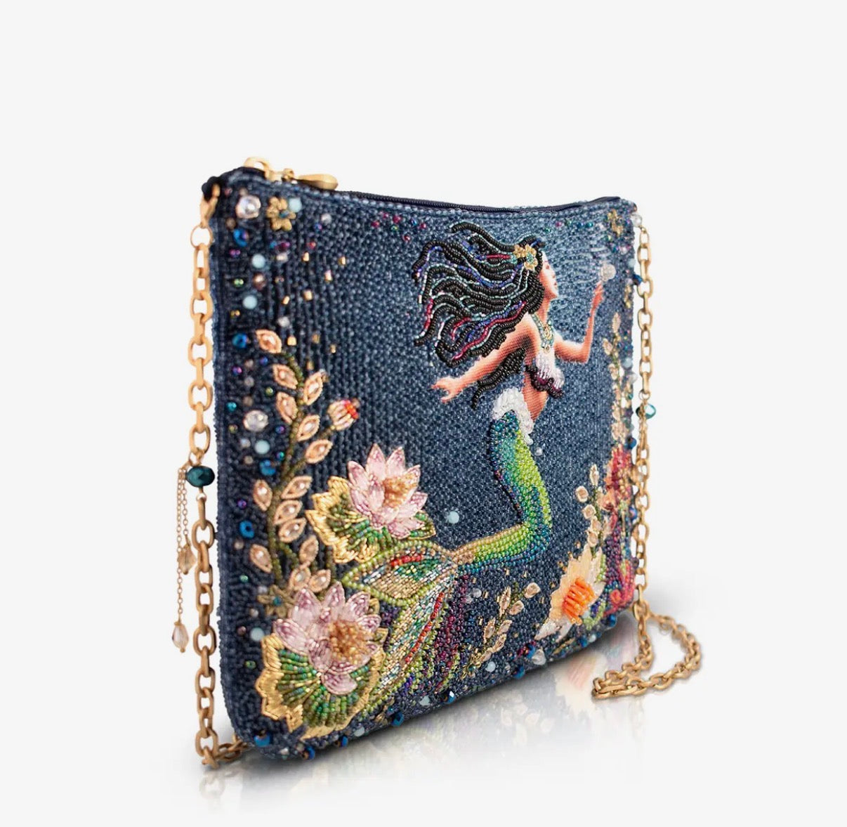 Mermaid Magic beaded bag