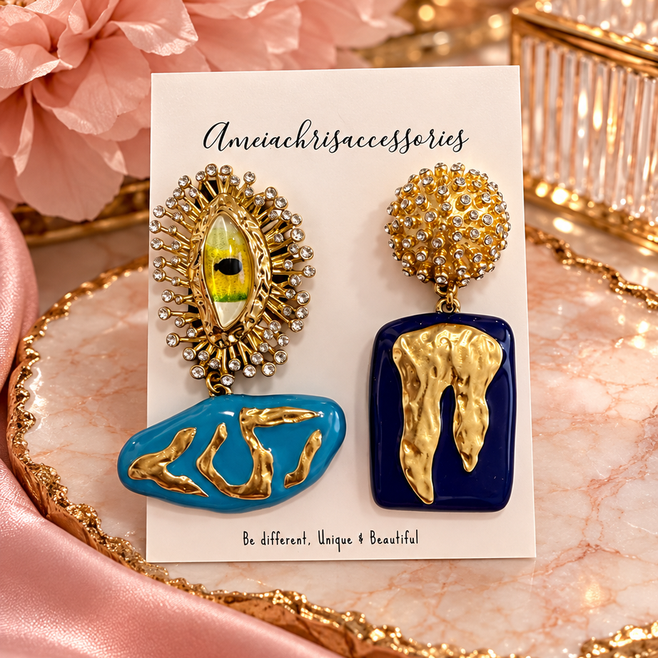 The Muse – Abstract Statement Earrings ✨