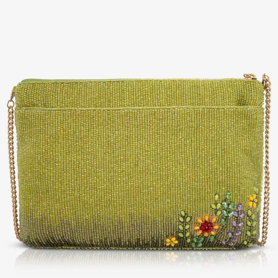 Day in the Park floral beaded bag