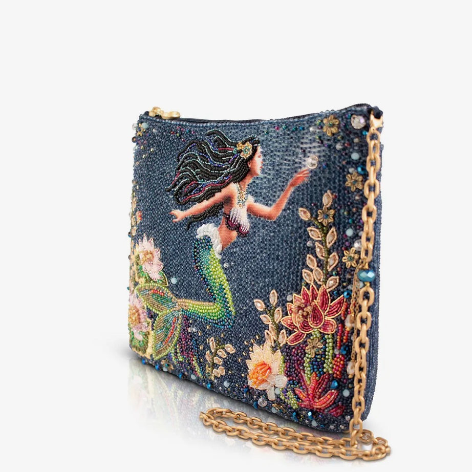 Mermaid Magic beaded bag