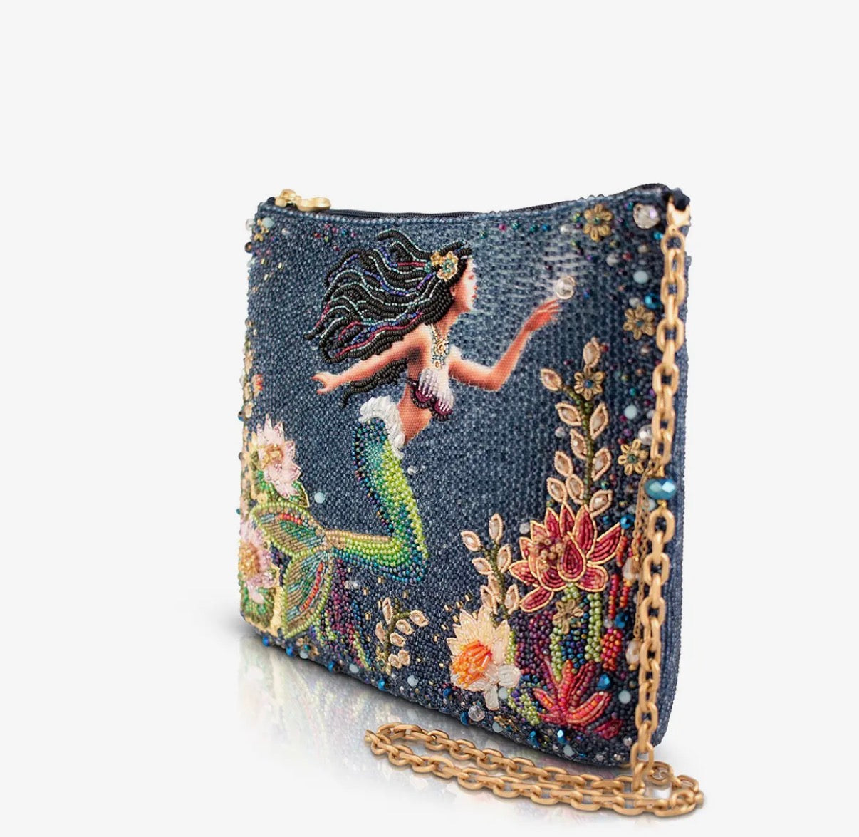 Mermaid Magic beaded bag