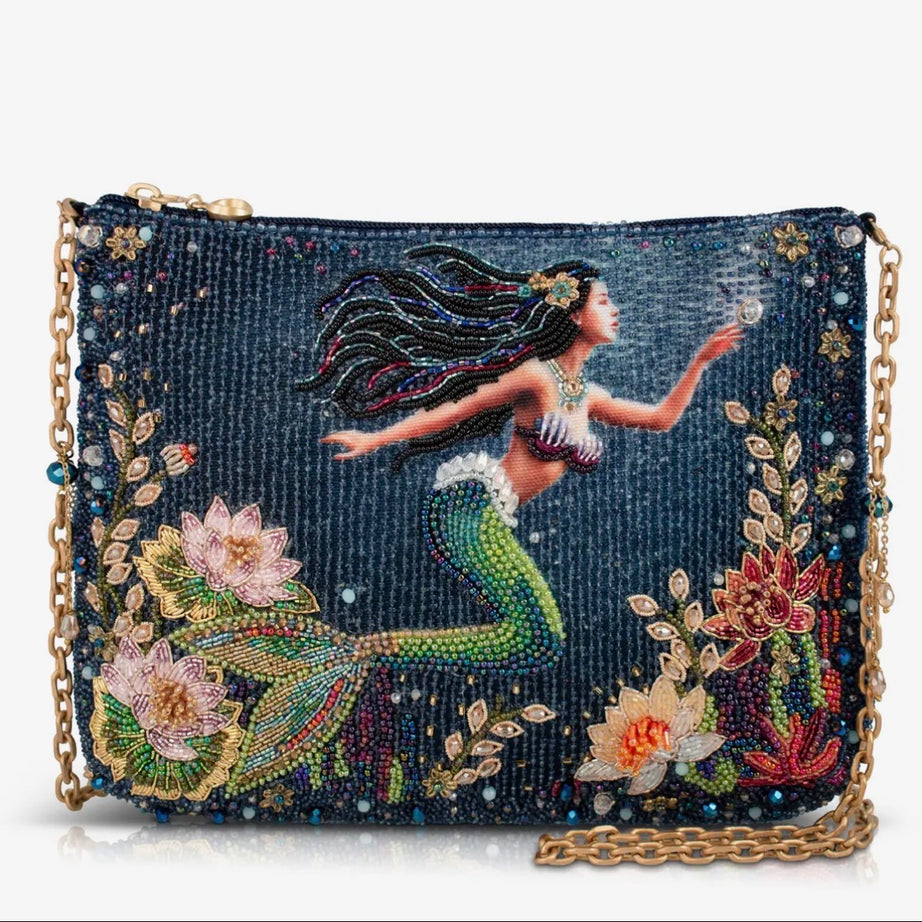 Mermaid Magic beaded bag