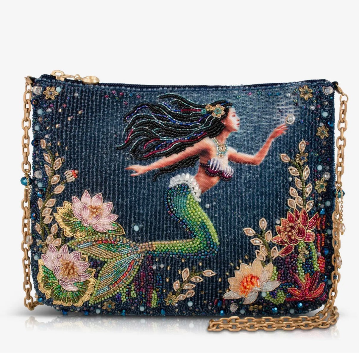 Mermaid Magic beaded bag