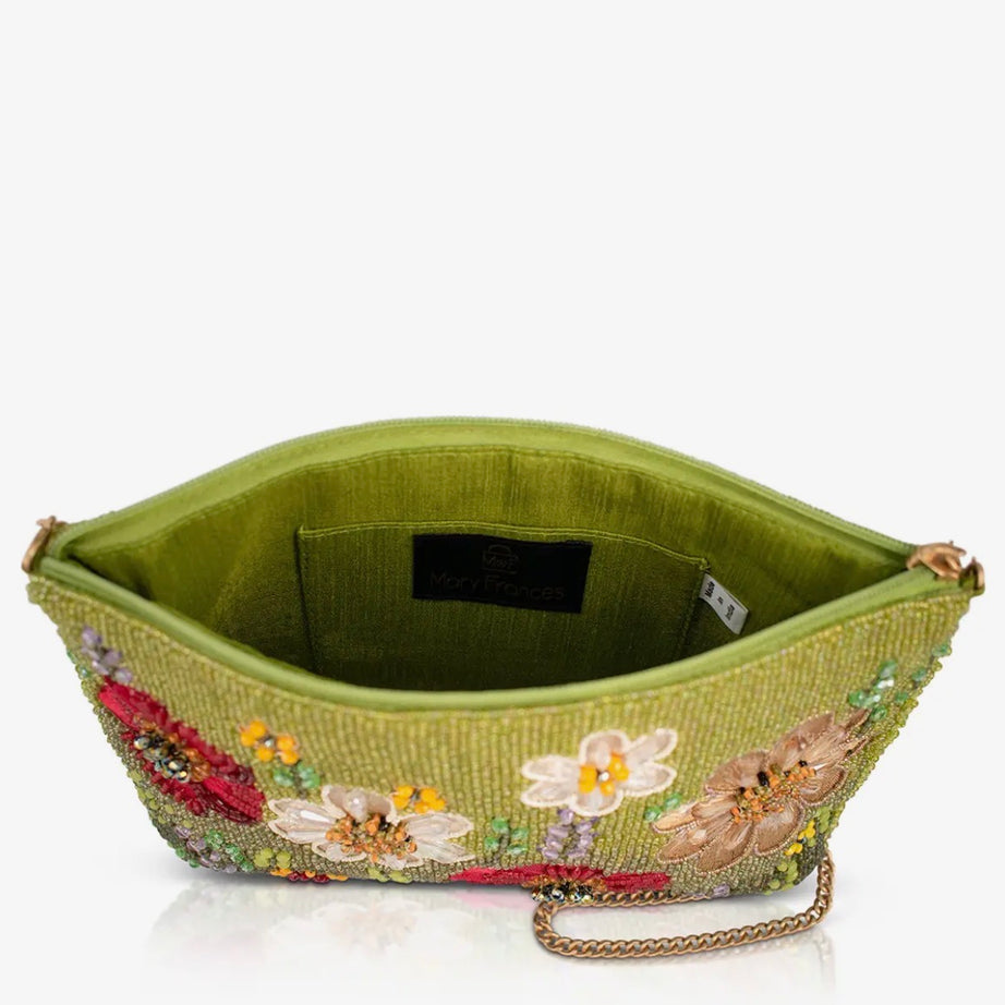 Day in the Park floral beaded bag