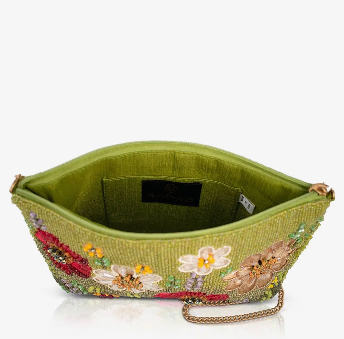 Day in the Park floral beaded bag