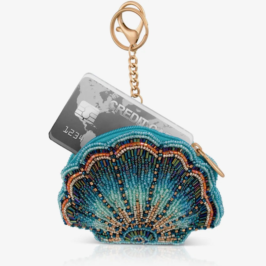 Sea Shell beaded bag