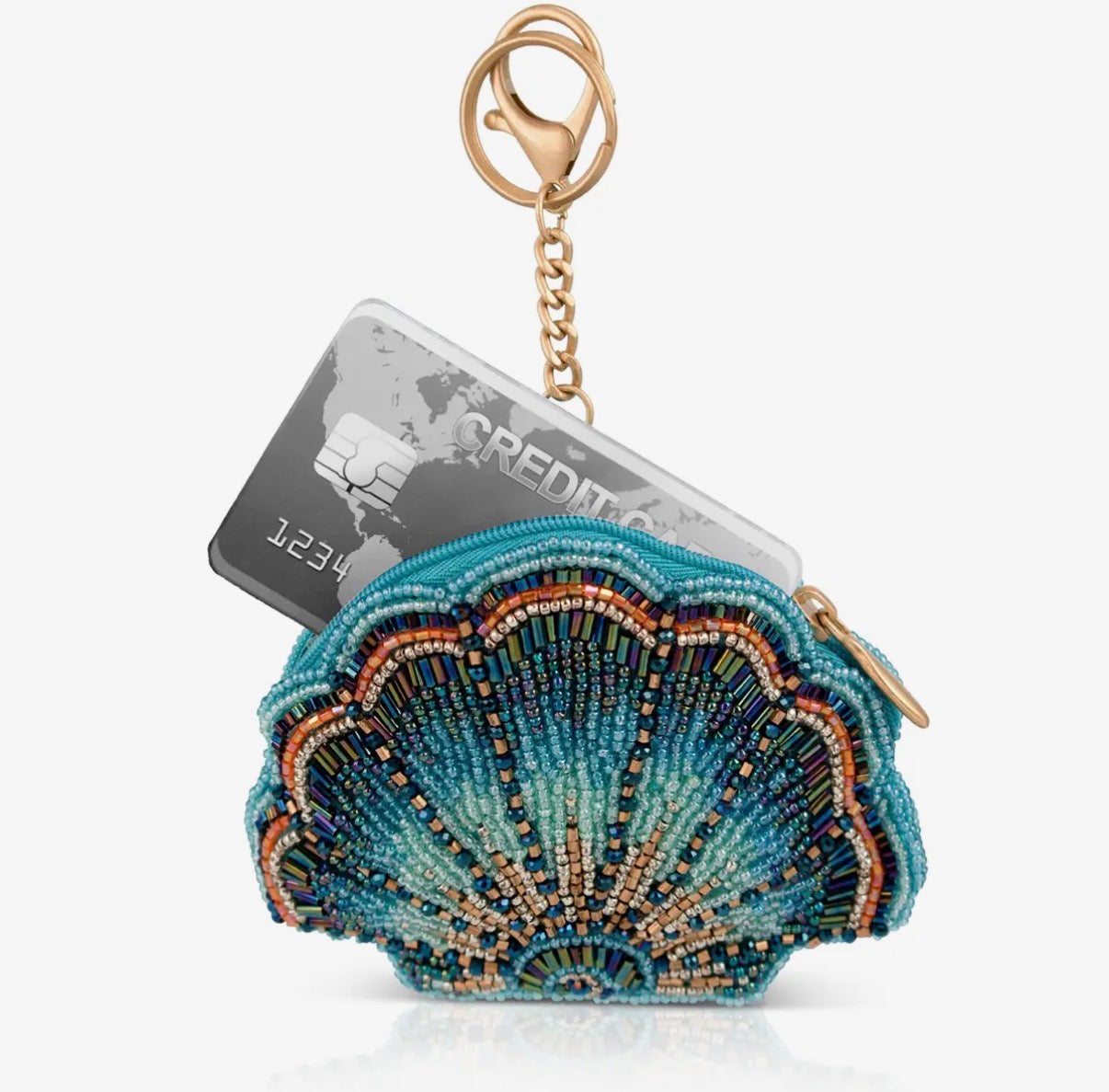 Sea Shell beaded bag