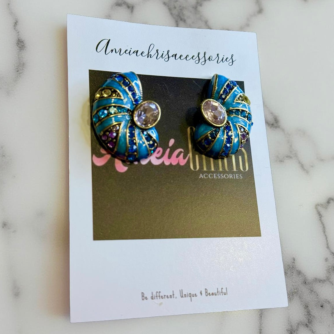 Ocean Muse Earrings 🌊✨