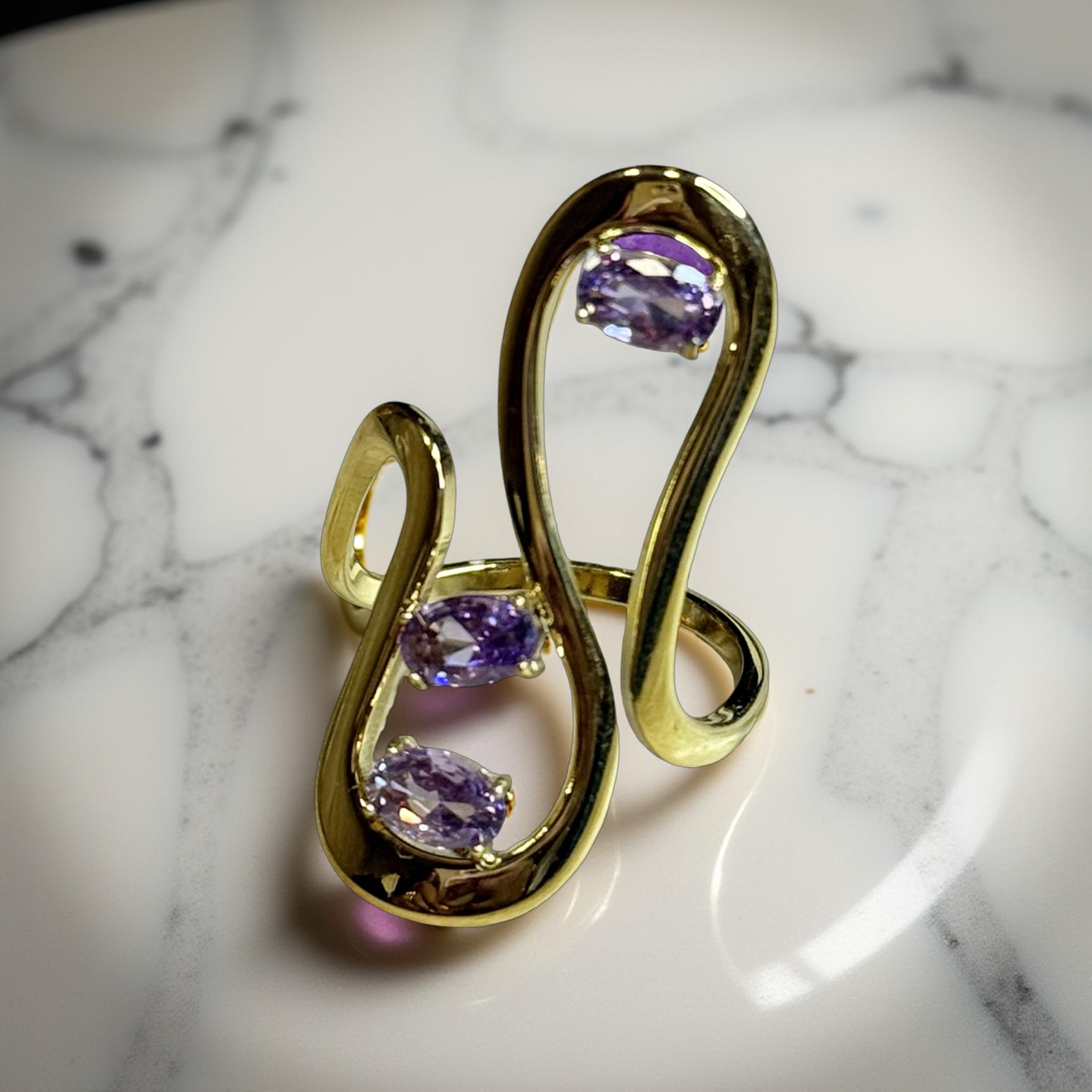 Amethyst Stone Ring
