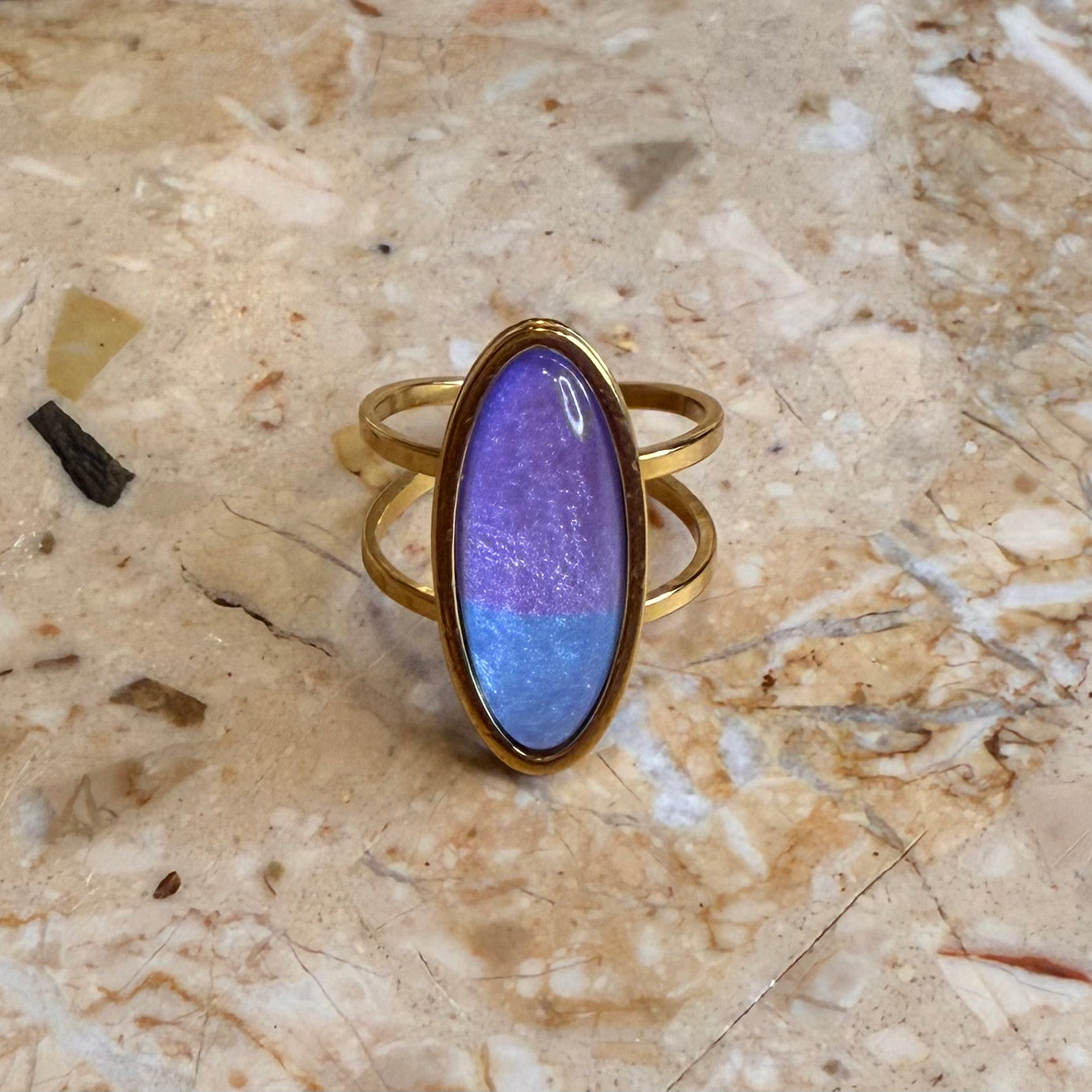 Blueberry Glow Ring