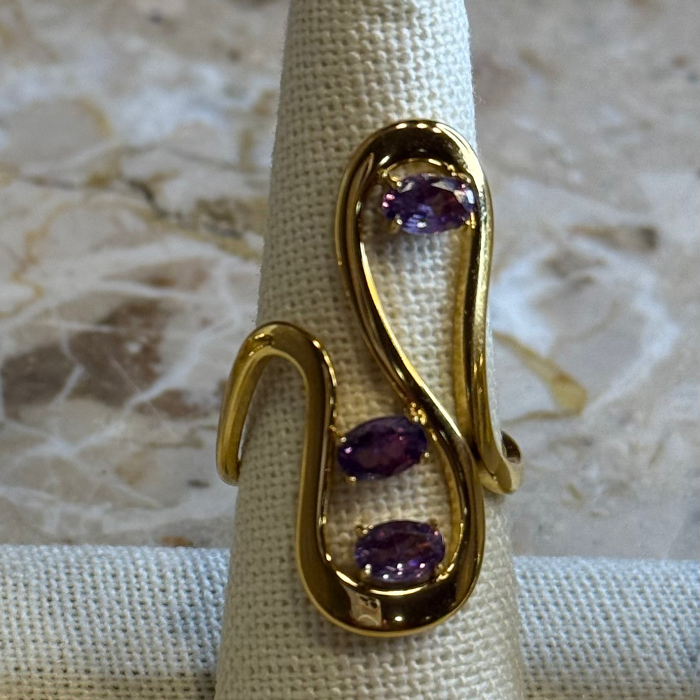 Amethyst Stone Ring