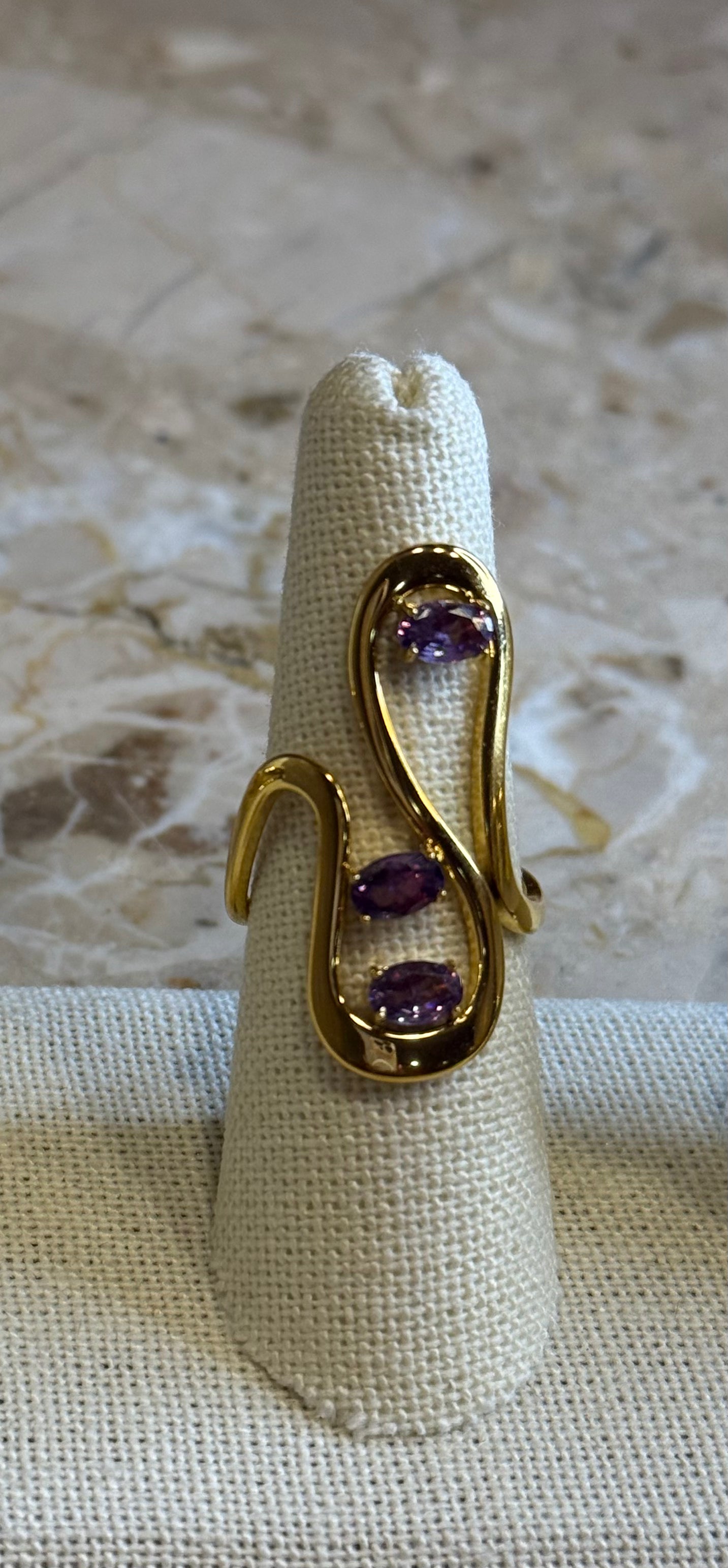 Amethyst Stone Ring