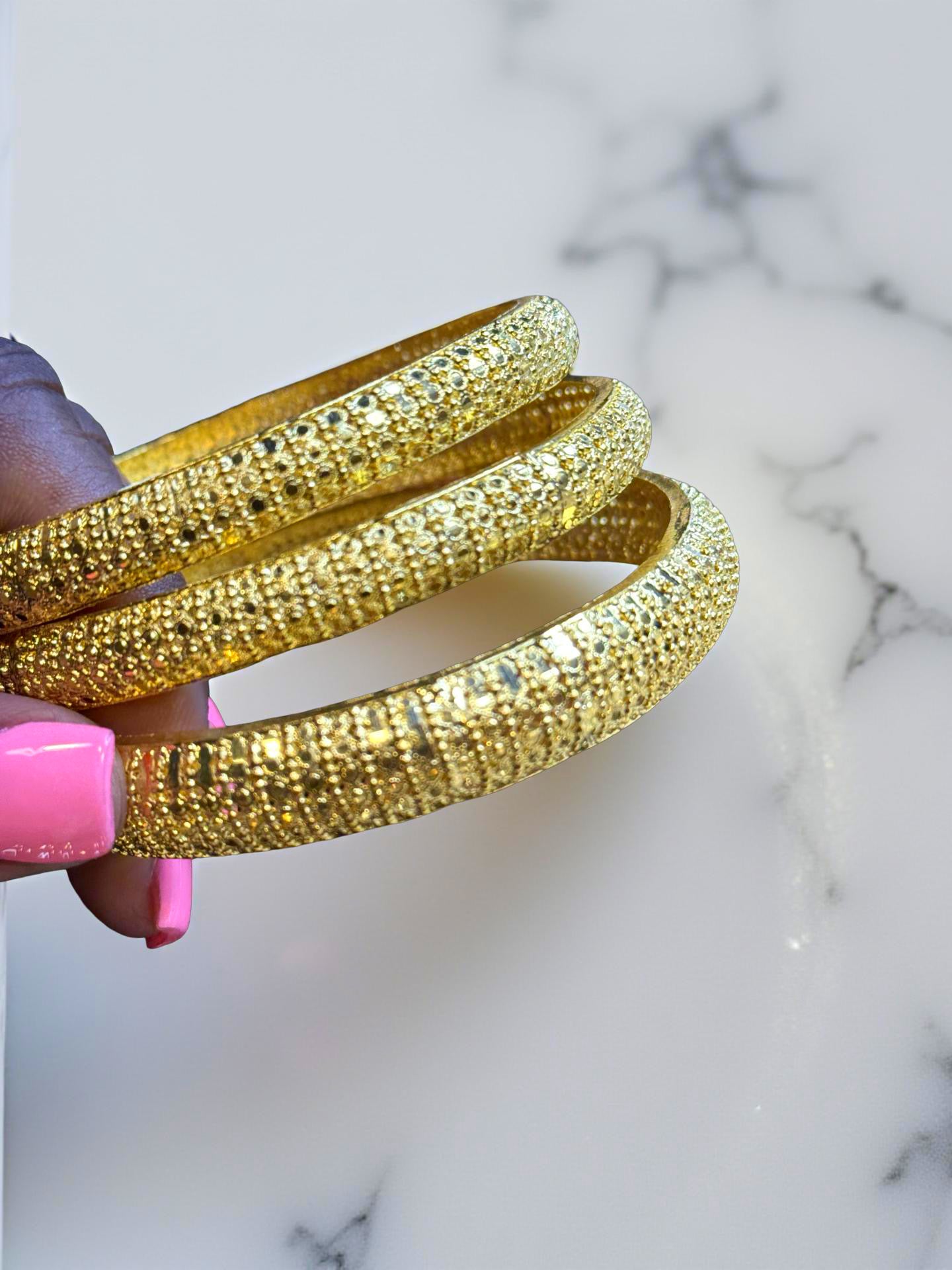 Golden Radiance Bangles